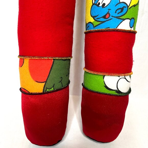 Handmade Fabric Boot Shapers Vintage Tie Dye Cartoon Patchwork Trees Inserts OS - Picture 5 of 12